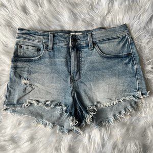 Pistola light wash distressed cut off jean shorts/jorts
